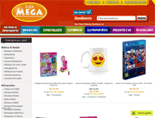 Tablet Screenshot of lojamega.com.br